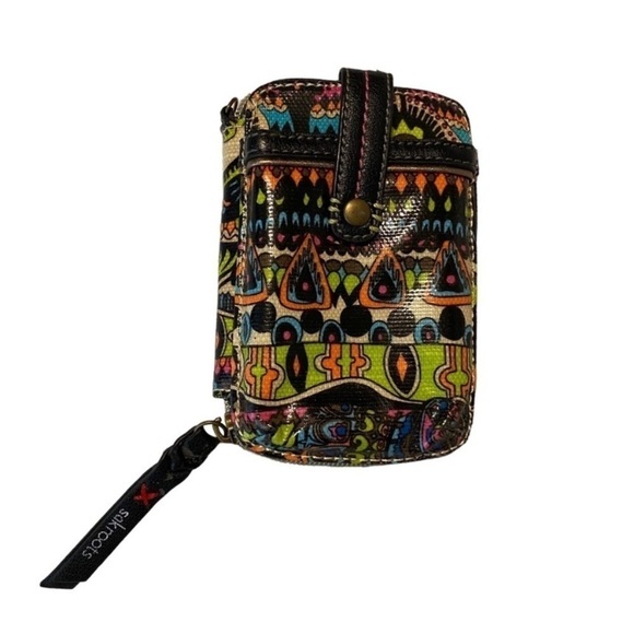 Sakroots Colorful Pattern Wristlet Wallet - Picture 4 of 4